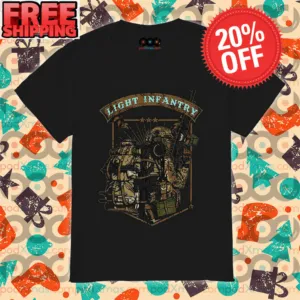 Army Soldier Light Infantry Vintage Shirt