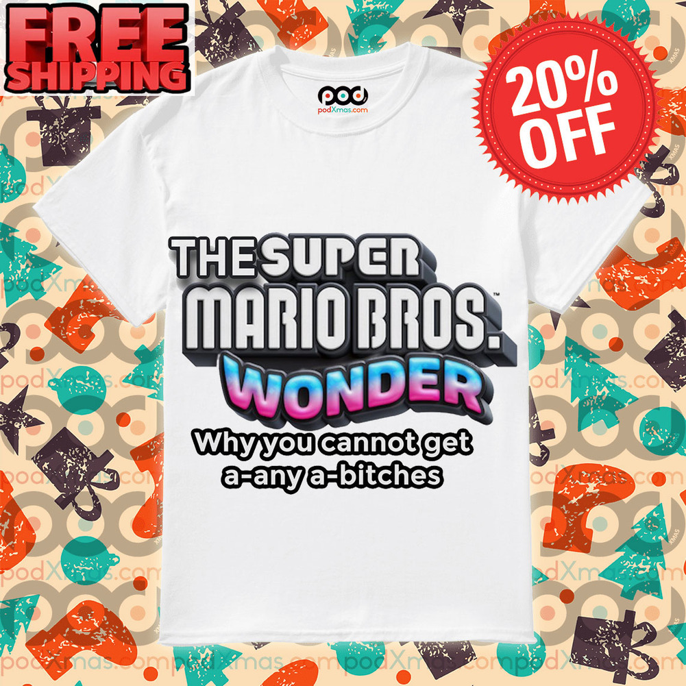 The Super Mario Bros Wonder Shirt The Super Mario Bros Wonder Shirt
