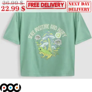 Stay Positive And Happy Frog Vintage Shirt