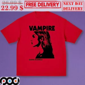 Vampire Olivia Rodrigo Portrait Shirt