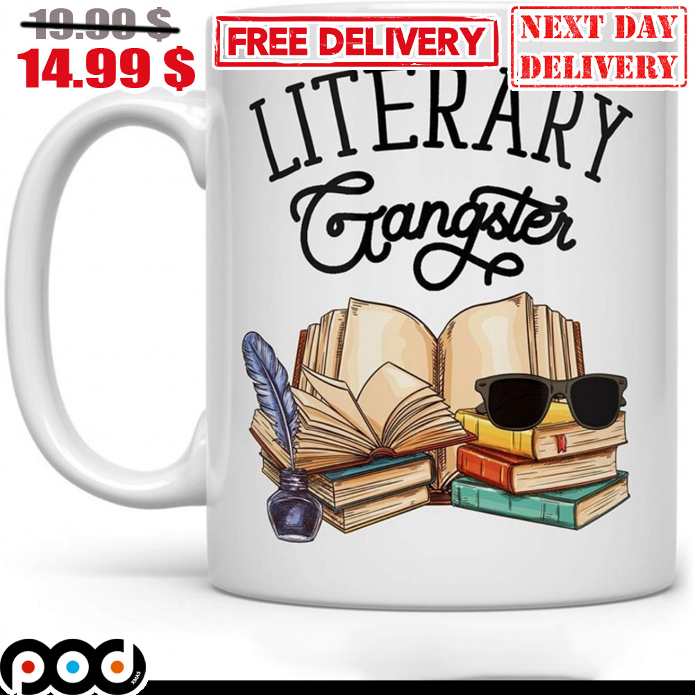 Literary Gangster Book Coffee Mug
