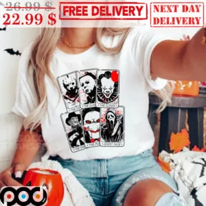 Horror Tarot Cards Halloween Shirt