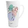 White Latte 17oz Ceramic Mug