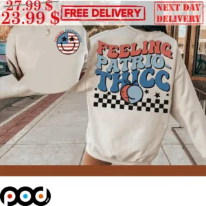 4th Of July Feeling Patrio Thicc Butt Shirt