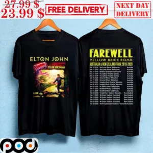 Elton John Farewell Yellow Brick Road Shirt