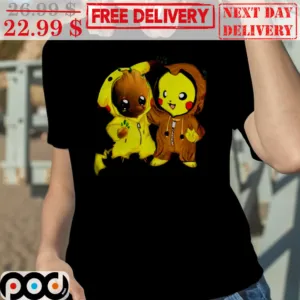 Pikachu Groot Change Shirt