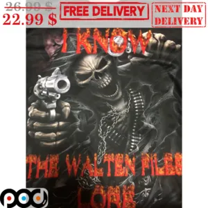 Death Gun I Know The Walten Files Lore Fire Shirt