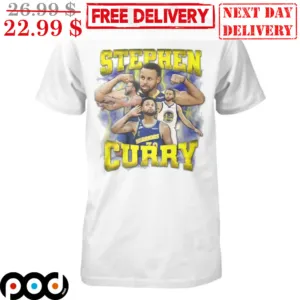 Stephen Curry Lightning Golden State Warriors Player Shirt