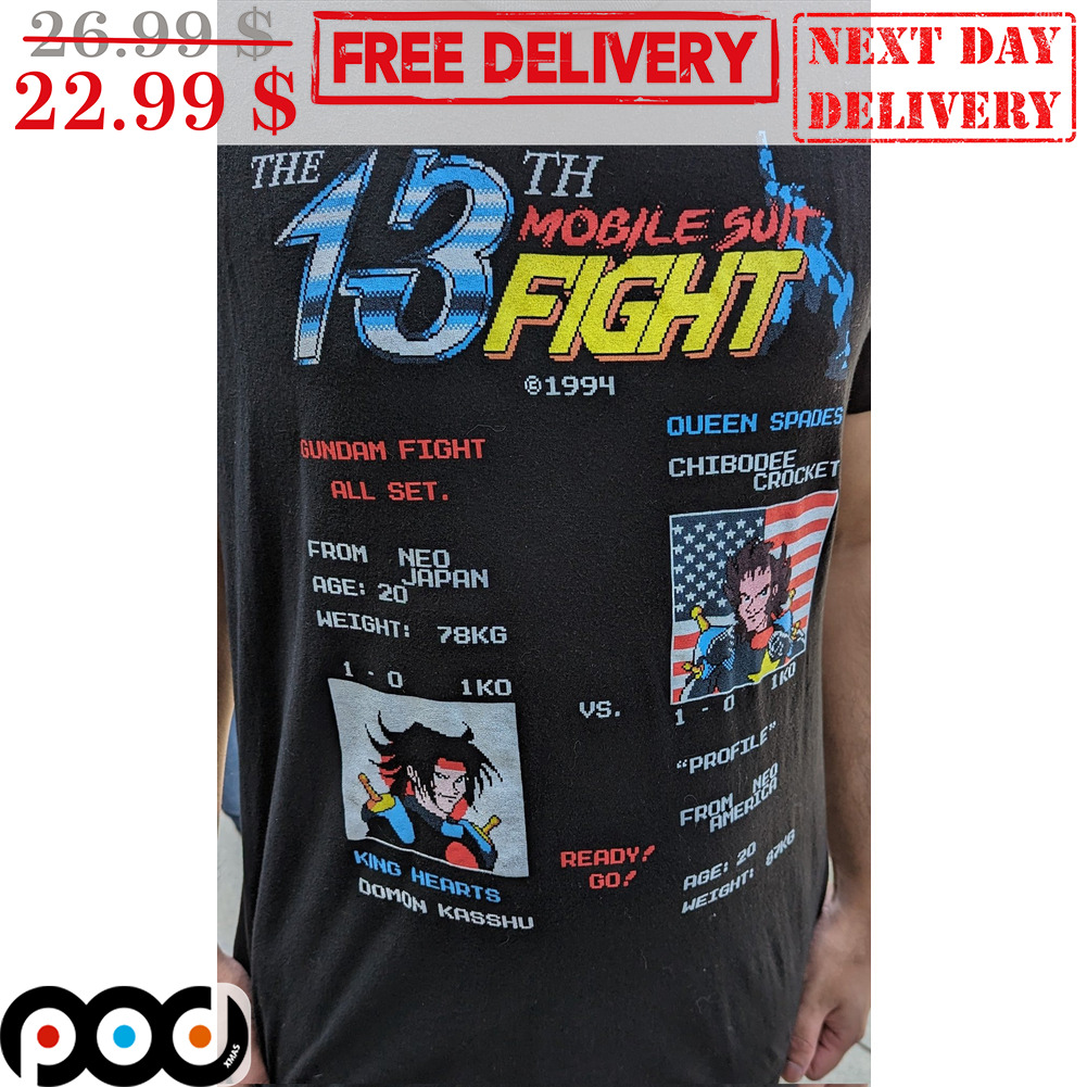 The 13th Mobile Suit Fight 1004 Gundam Fight Queen Spades Shirt