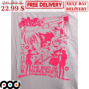 The Best Of Gunslinger Mad Breaks Anime Girl Shirt