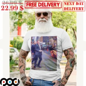 Elon Musk Walk On The Street Shirt