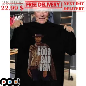 Cowboy Clint Eastwood Good Bad Ugly Vintage Shirt