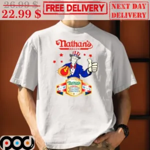 Joey Chestnut Nathan’s Famous Hot Dog Eating Contest Shirt