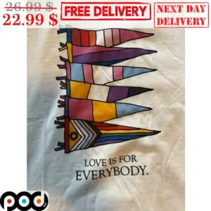 Flag Love Is For Everybody Shirt