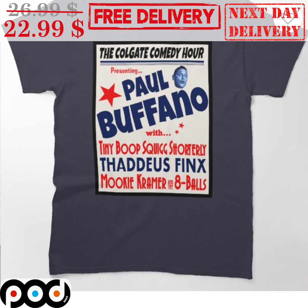 The Colgate Comedy Hour Paul Buffano With Tiny Boop Squigg Shorterly Shirt