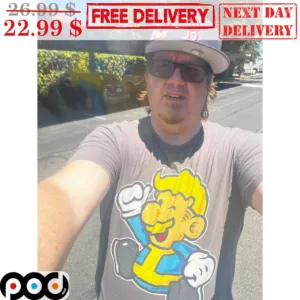 Yellow Mario Old Man Shirt