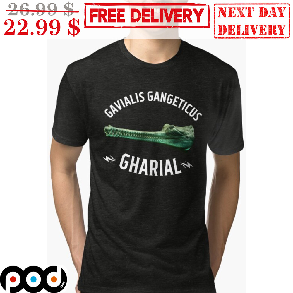 Gavialis Gangeticus Gharial Alligator Shirt