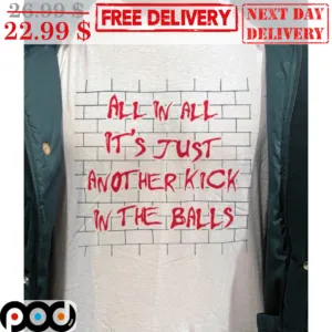 Wall All In All It's Just Another Kick In The Balls Vintage Shirt