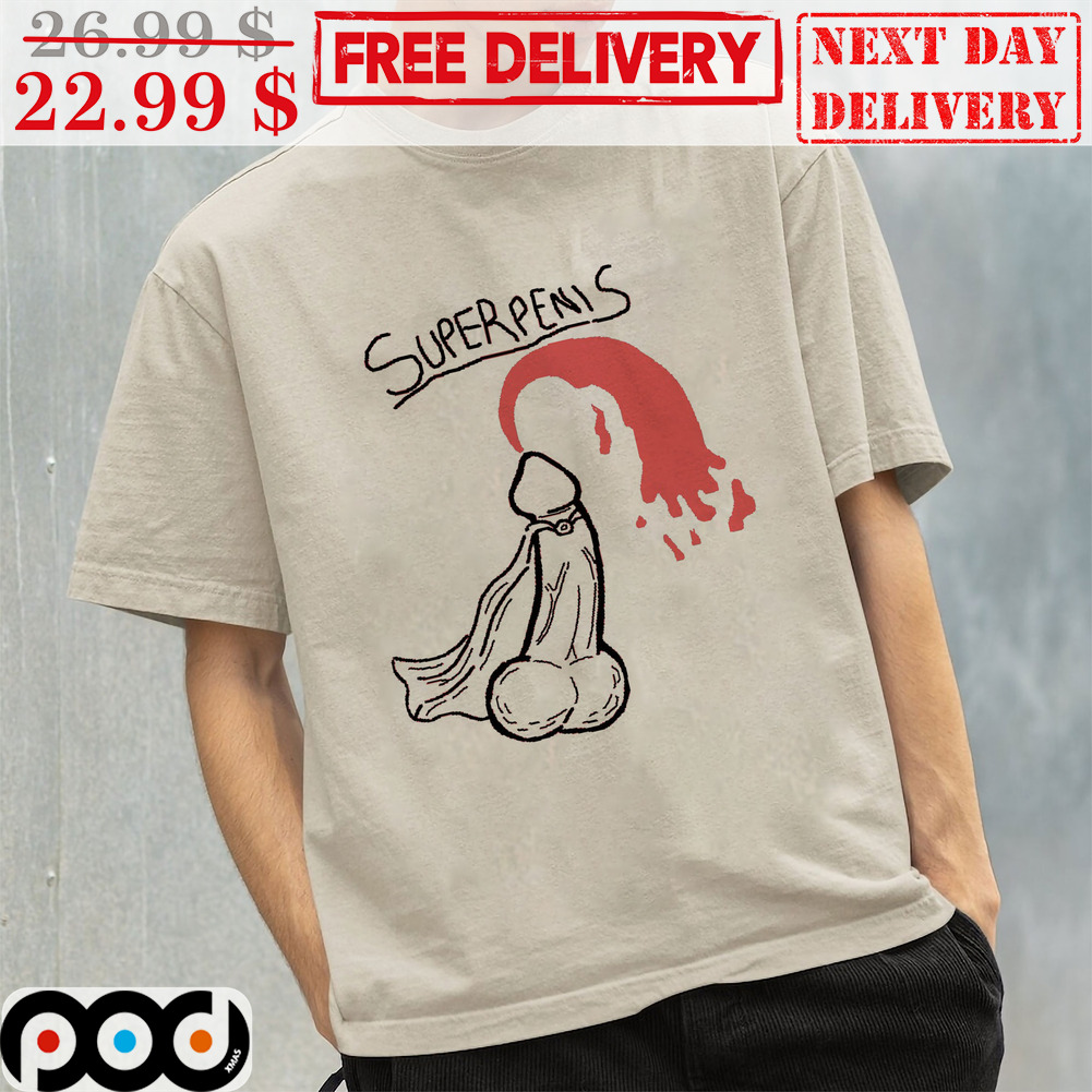 Super Penis Cloak Superhero Fun Shirt