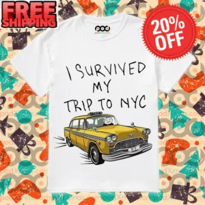 Tom Holland Taxi I survived my trip to NYC shirt