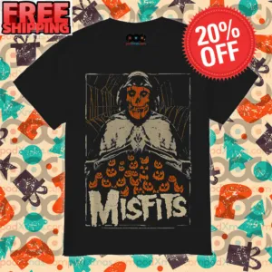 Death Misfits Pumpkin Halloween Vintage Shirt