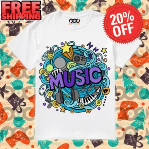 Dream Music Graphic Vintage Shirt