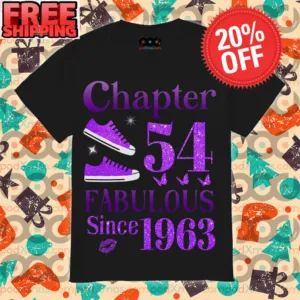 Personalized Shoes Chapter 54 fabulous since 1963 Purple shirt