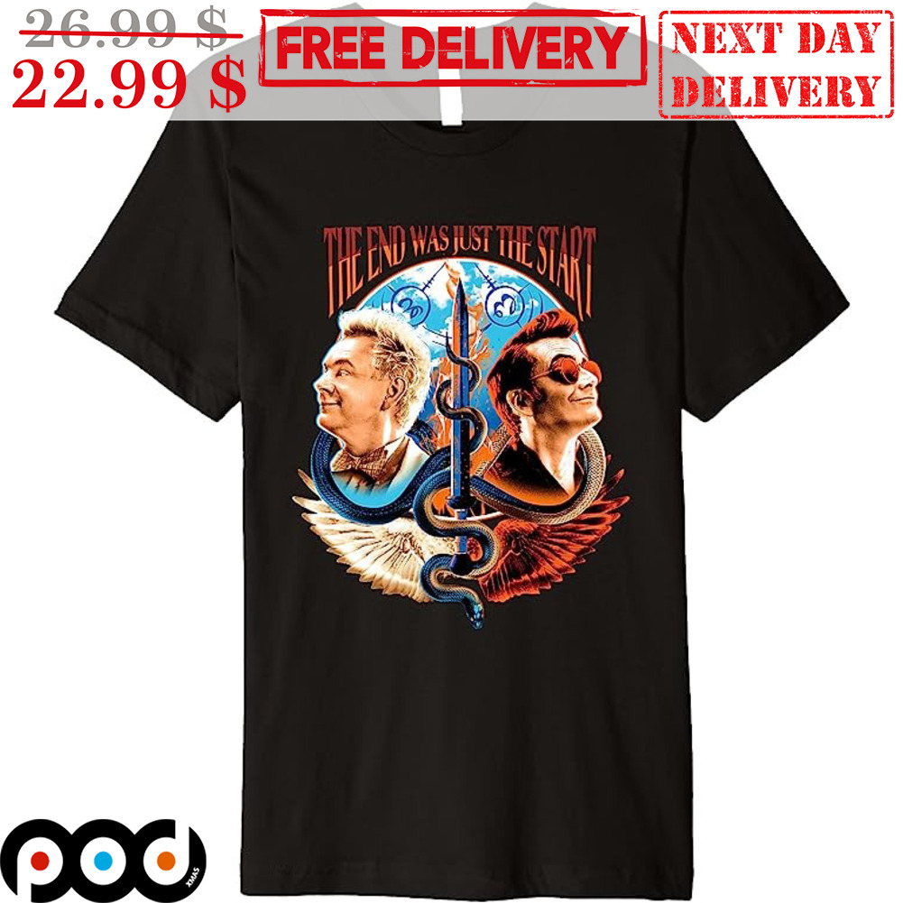 Good Omens The End Was Just The Start Angel And Demon Shirt