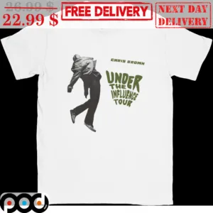 Chris Brown Under The Influence Tour Shirt