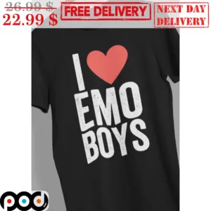 I Love Emo Boys Vintage Shirt