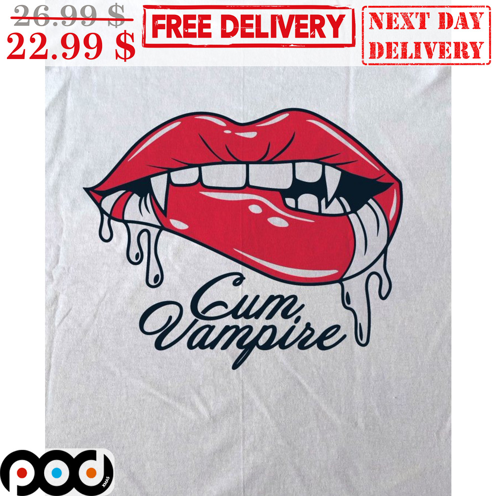 Lip Cum Vampire Dracula Shirt