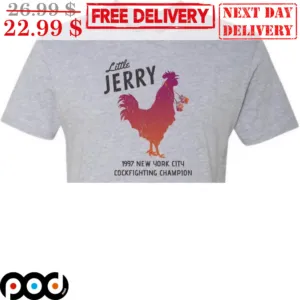Chicken Little Jerry 1997 New York City Cockfighting Champion Vintage Shirt