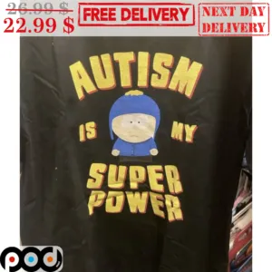 Craig Tucker Autism Is My Super Power South Park Vintage Shirt