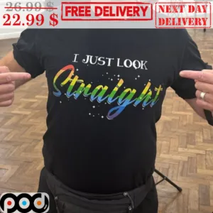 LGBTQ I Just Look Straight Vintage Shirt