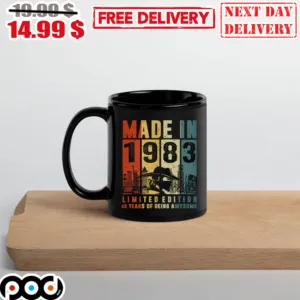 Made In 1983 Limited Edition 40 Years Of Being Awesome Mug