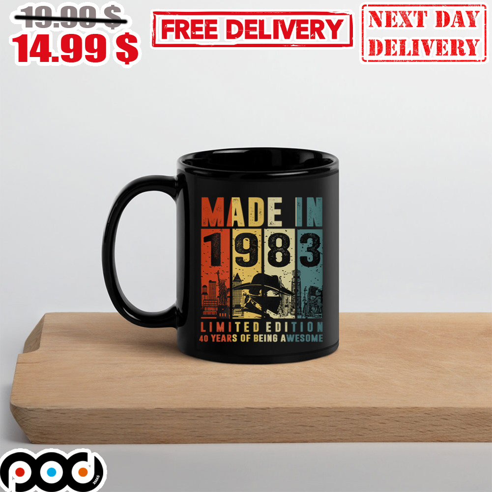 Made In 1983 Limited Edition 40 Years Of Being Awesome Mug