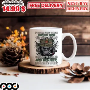 Monkey Marine If you’ are going to fight fight like you’re the third monkey on the ramp to noah’s ark and brother it’s starting to rain mug