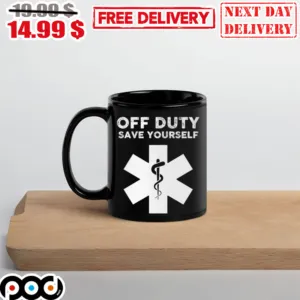Off Duty Save Yourself Mug