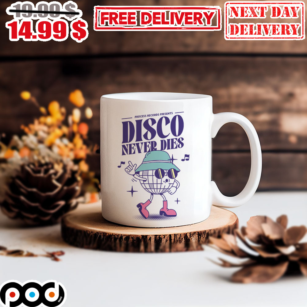 Process Records Presents Disco Never Dies Mug