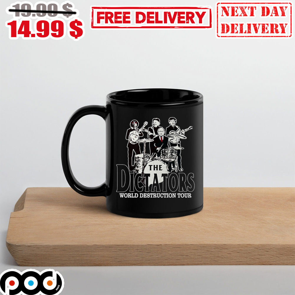 Putin, Trump Brand The Dictators World Destruction Tour Mug