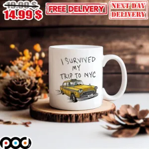 Tom Holland Taxi I survived my trip to NYC Mug