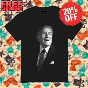 Tony Bennett Rest In Peace Portrait 2023 Thank You For The Memories Vintage Shirt