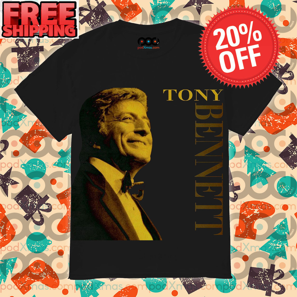 Tony Bennett Smile Rest In Peace Portrait 2023 Vintage Shirt