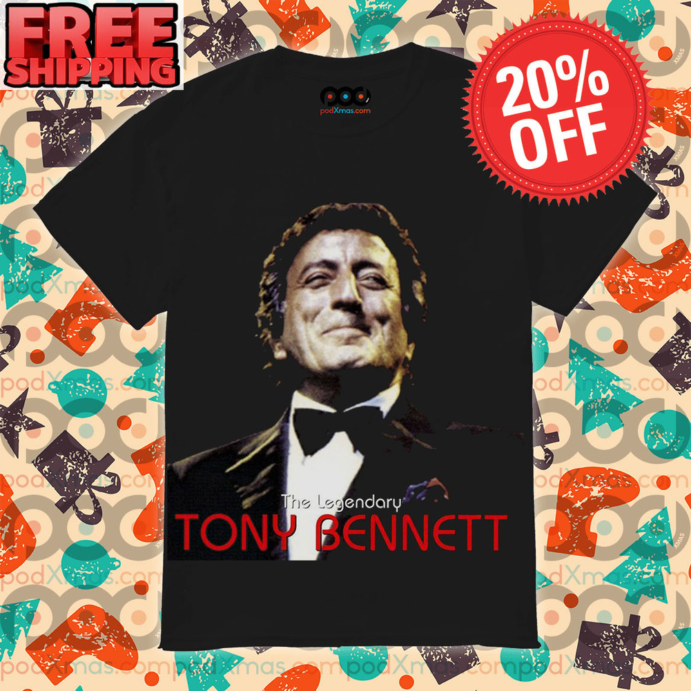 The Legendary Tony Bennett Rest In Peace Portrait 2023 Thank You For The Memories Vintage Shirt