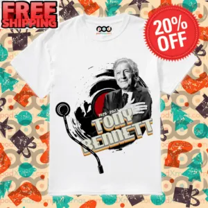 RIP Tony Bennett 1926 2023 Vinyl Record Rest In Peace Vintage Shirt
