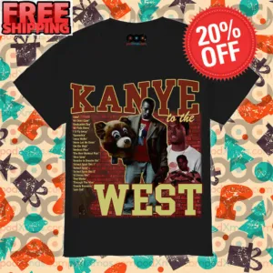 Kanye To The West Hug Teddy Dog Albums Vintage Shirt