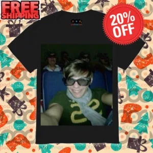 Louis Tomlinson Wear Glasses Smile Photo One Direction Shirt