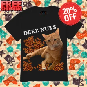 Cat Deez Nuts Fun Shirt