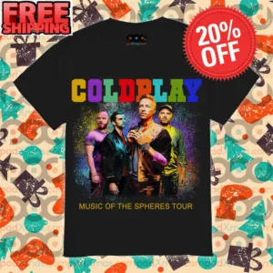 Cold Play Band Music Of TheSpheres Tour Shirt