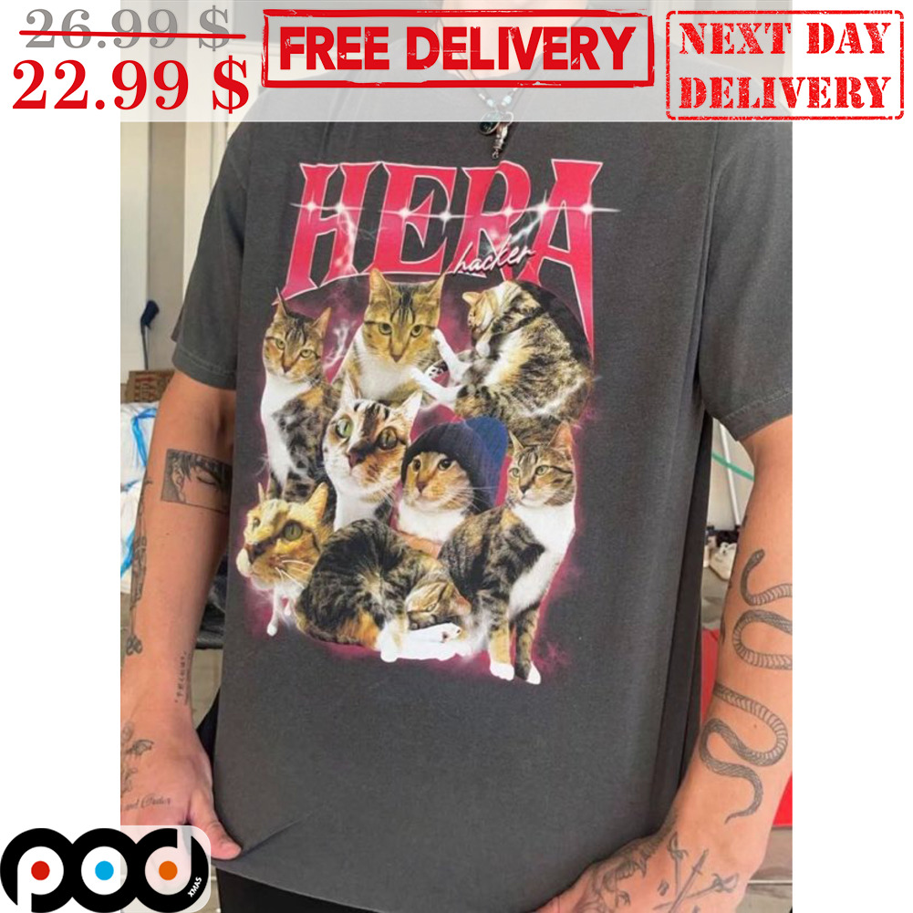 Hera Hacker Cat Vintage Shirt